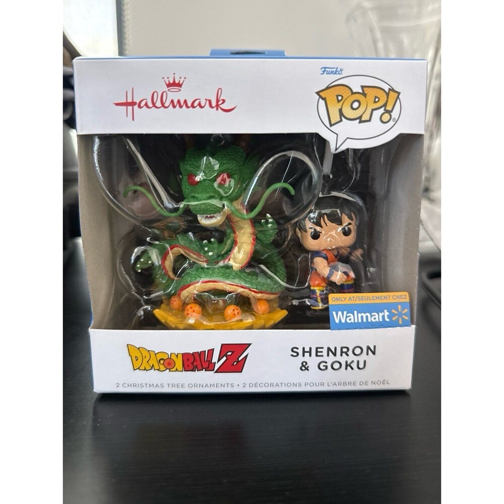 Hallmark Funko Pop Dragon Ball Z Shenron & Goku Christmas Ornaments